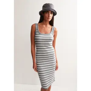 Women's Striped Ribbed Sleeveless Dress Armedangels image-2