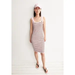Women's Striped Ribbed Sleeveless Dress Armedangels image-2