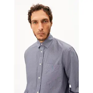 Long sleeve shirt Armedangels Small Check image-5