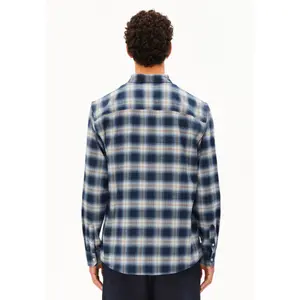 Long Sleeve Cotton Check Shirt Armedangels image-4