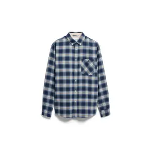 Long Sleeve Cotton Check Shirt Armedangels image-0