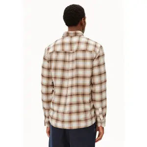 Long Sleeve Cotton Check Shirt Armedangels image-4