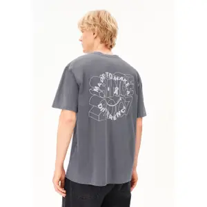 T-shirt Armedangels Maarkos GMT Dye Smile image-2