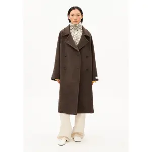 Women's Double-Breasted Wool Coat Armedangels image-1
