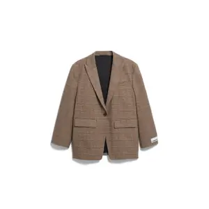 Oversized Check Blazer for Women Armedangels Bakers image-0