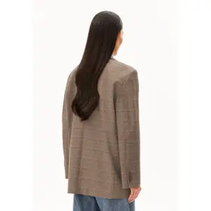 Oversized Check Blazer for Women Armedangels Bakers image-2