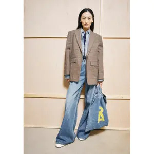 Oversized Check Blazer for Women Armedangels Bakers image-5