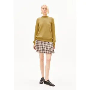 Checked Puff Skirt Women Armedangels image-1