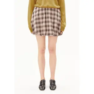 Checked Puff Skirt Women Armedangels image-6