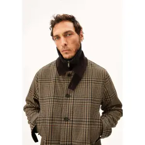 Checked Coat Armedangels image-2