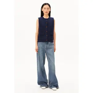 Women's Round Neck Gilet Armedangels Compact image-3