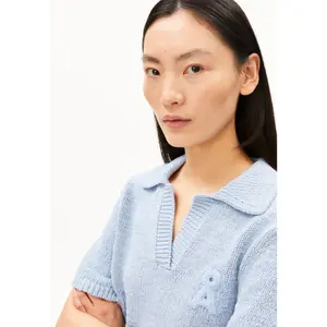 Women's polo shirt Armedangels Iconic Å Cotton image-5