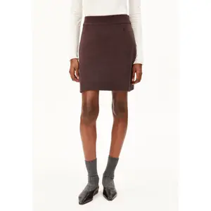 Mini-Jupe aus Baumwoll-Woll-Mix für Damen Armedangels image-4