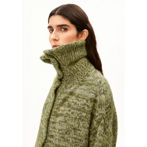 Cardigan i børstet strik til kvinder Armedangels image-3