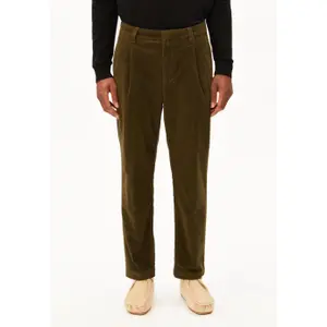Corduroy Pleated Trousers Armedangels Taamir image-1