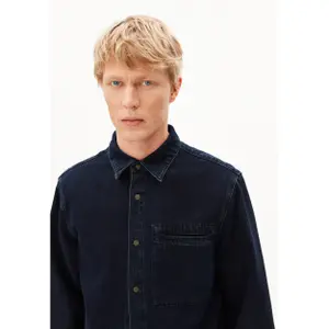 Denim overshirt Armedangels Welt image-4