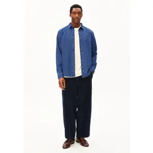 Denim long sleeve shirt Armedangels Classic image-2