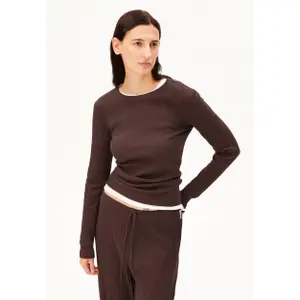 Dames T-shirt met lange mouwen Pointelle Armedangels image-4