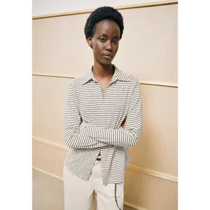Women's long sleeve blouse Armedangels Nalaannia stripe image-3
