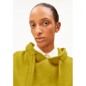 Womens Knitted Mohair Hoodie Armedangels image-2