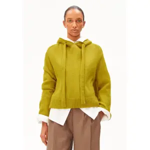 Womens Knitted Mohair Hoodie Armedangels image-4