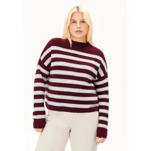 Women's knitted sweater Armedangels Merinaa striped image-1