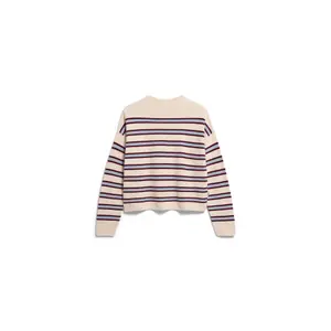 Women's knitted sweater Armedangels Merinaa striped image-0