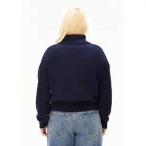 Womens Zip Neck Fleece Sweater Armedangels image-4
