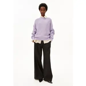 Womens Zip Neck Fleece Sweater Armedangels image-2