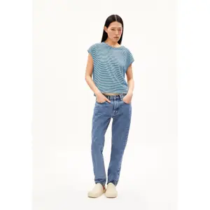 Camiseta de rayas para mujer ARMEDANGELS Oneliaa Lovely image-1