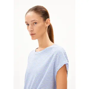 T-shirt da donna ARMEDANGELS Oneliaa Lovely Stripes image-4