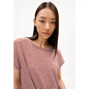 T-shirt da donna ARMEDANGELS Oneliaa Lovely Stripes image-4