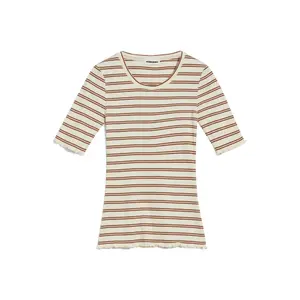 Camiseta de mujer de doble raya ARMEDANGELS Frayaa image-0