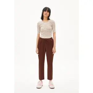 Camiseta de mujer de doble raya ARMEDANGELS Frayaa image-1