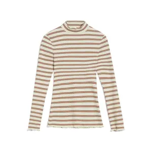 Camiseta de mujer de doble raya ARMEDANGELS Fatimaa image-0