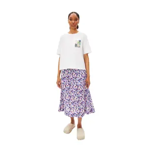 Camiseta de mujer ARMEDANGELS Layaa Floraa image-0