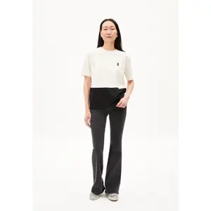 Camiseta con parche para mujer ARMEDANGELS Tarjaa image-1