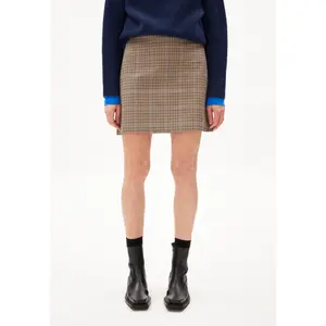 Mini-saia feminina ARMEDANGELS Zaala Pattern image-1