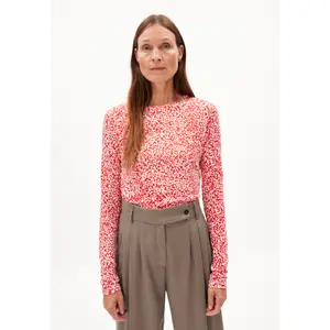 T-shirt da donna ARMEDANGELS Riccaarda Pixxel Aop image-2