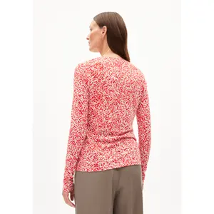 T-shirt da donna ARMEDANGELS Riccaarda Pixxel Aop image-3