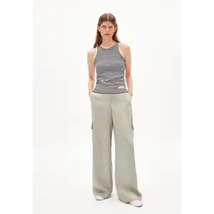 Camiseta de tirantes para mujer ARMEDANGELS Kanitaa Stripes image-1
