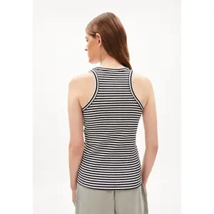 Camiseta de tirantes para mujer ARMEDANGELS Kanitaa Stripes image-3