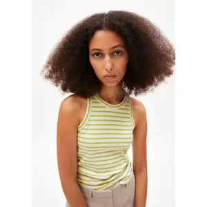 Tampo do tanque feminino ARMEDANGELS Kanitaa Stripes image-2