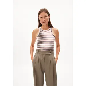 Camiseta de tirantes para mujer ARMEDANGELS Kanitaa Stripes image-2