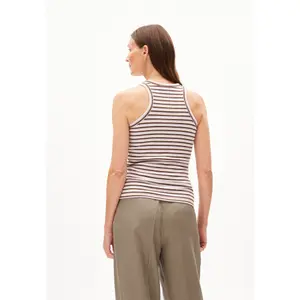 Camiseta de tirantes para mujer ARMEDANGELS Kanitaa Stripes image-3