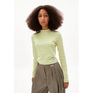Camiseta de manga larga para mujer ARMEDANGELS Salmaraa Stripes image-1