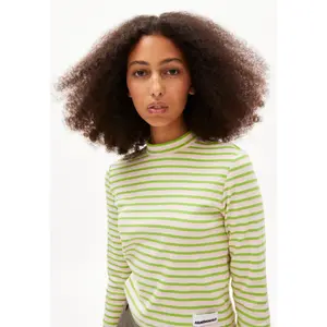 Camiseta de manga larga para mujer ARMEDANGELS Salmaraa Stripes image-4