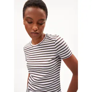 T-shirt da donna ARMEDANGELS Kardaa Stripes image-4