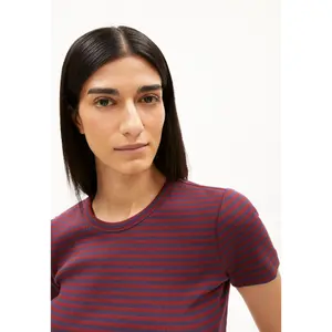 T-shirt da donna ARMEDANGELS Kardaa Stripes image-4