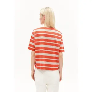 T-shirt da donna ARMEDANGELS Finiaa Block Stripes image-3